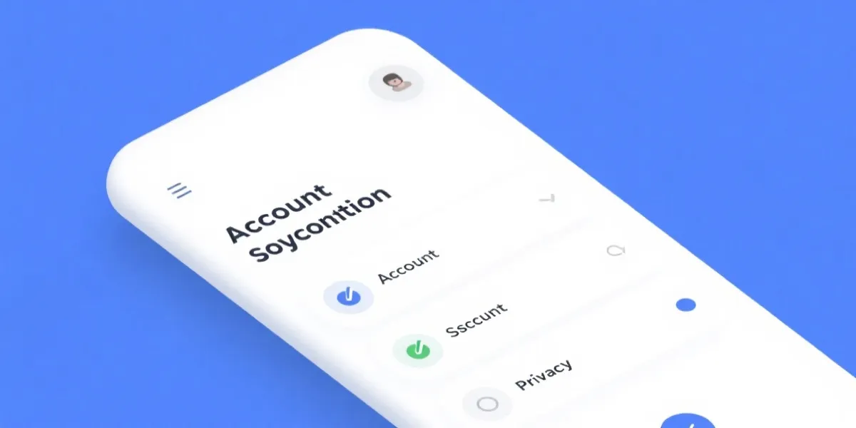 账号与同步设置示意图